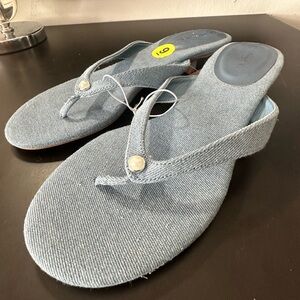 🆕Olivia & Kate Denim Kitten Heels